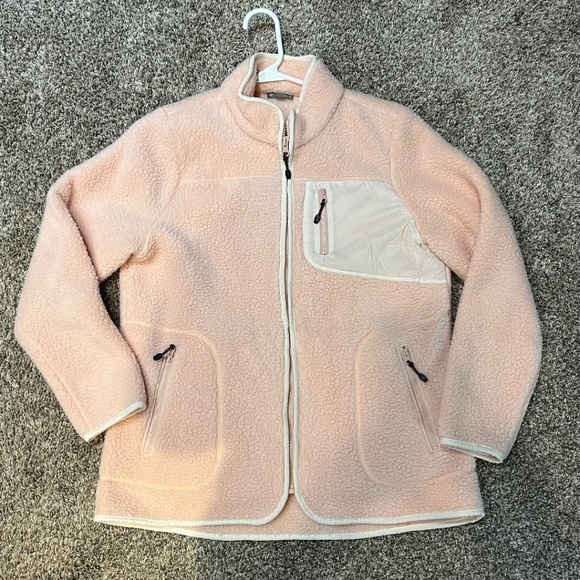 LIGHT PINK POLAR FLEECE JACKET - Picture 1 of 1